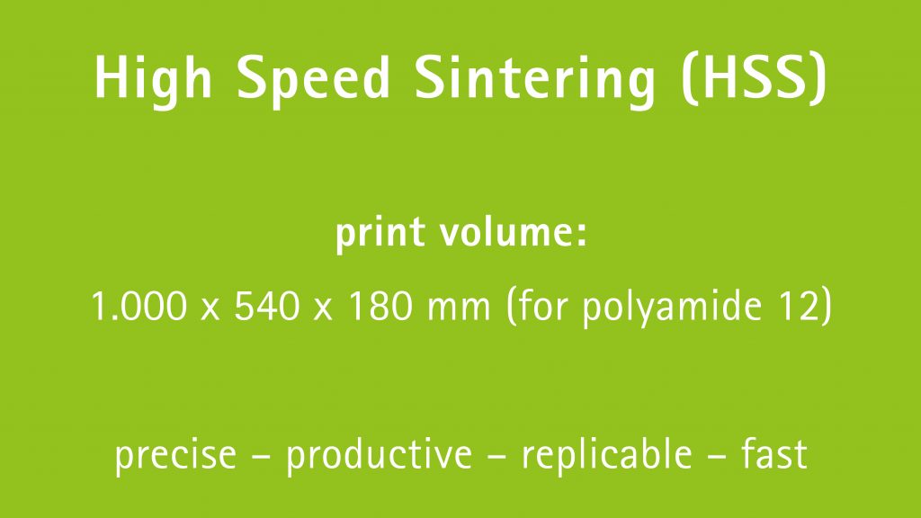 High Speed Sintering (HSS)