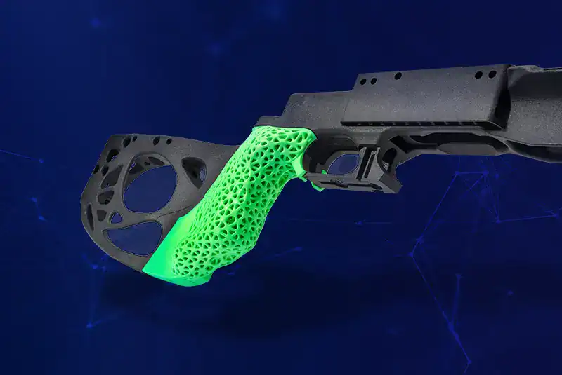 Detailaufnahme Leichtbaukomponente