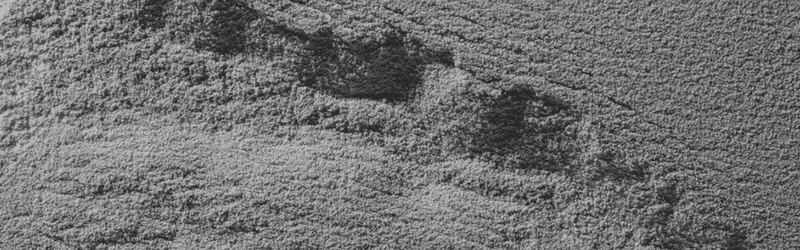 Nahaufnahme Werkstoff Alumide